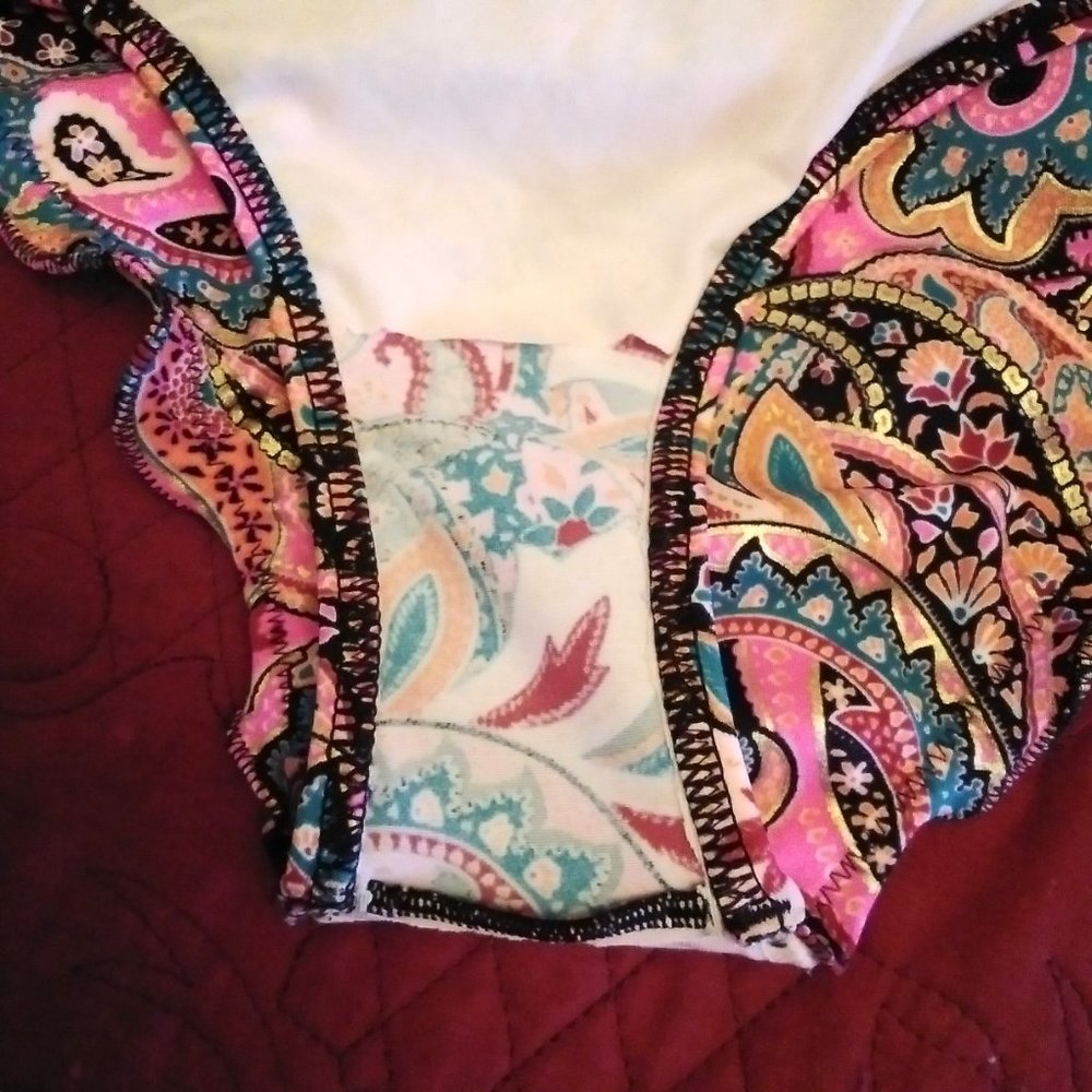 Pink Floral Paisley Bikini Set - Picture 12 of 12